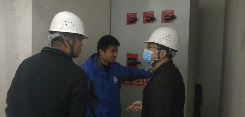 眾利聯合消防控制柜驗收現場照片