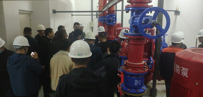 眾利聯合消防控制柜消防驗收現場照片